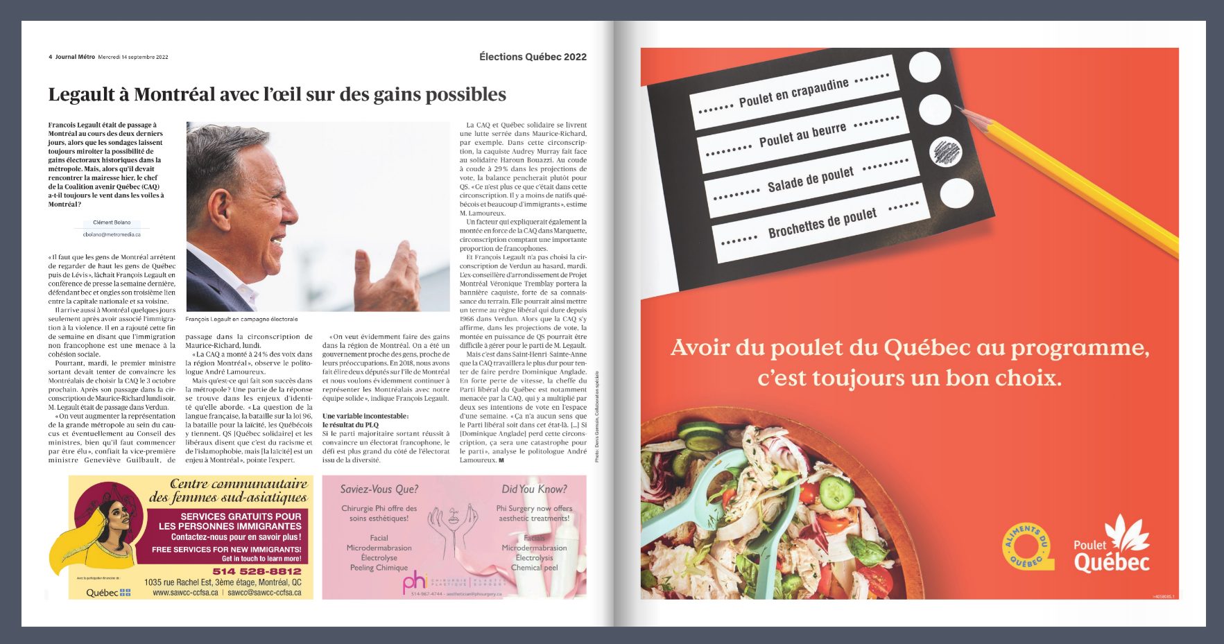 Quebec Poultry Farmers and Dialekta make headlines in Media In Canada