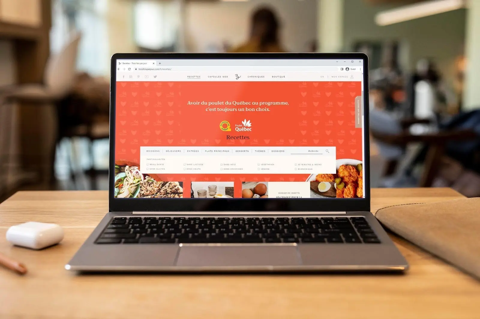 partnership with local recipe sites