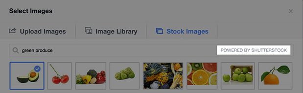 Facebook et Shutterstock – une banque d’image gratuite pour les annonceurs
