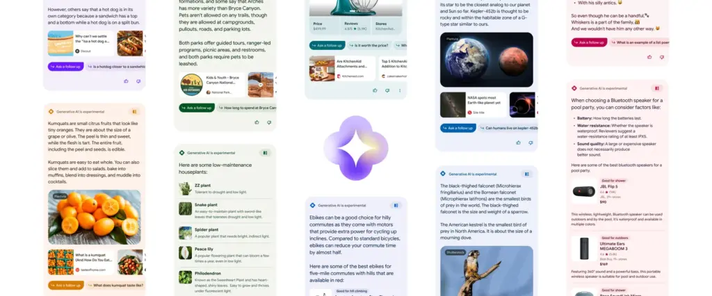 Search Generative Experience (SGE) : le nouveau moteur de recherche de Google